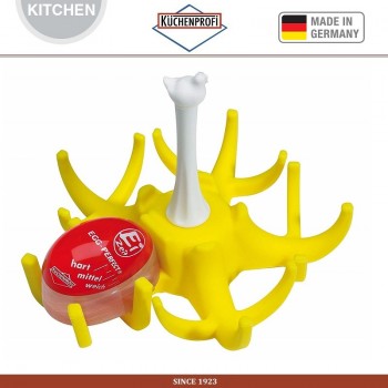 Держатель + Таймер для варки яиц, D 16 см, пищевой силикон, Kuchenprofi