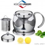 Заварочный чайник Teekanne со съемным стальным фильтром, 1,25 л, Kuchenprofi