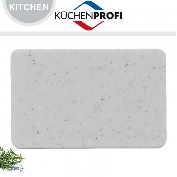 Доска разделочная, L 25 см, W 16 см, цвет белый, полиэтилен, Kuchenprofi