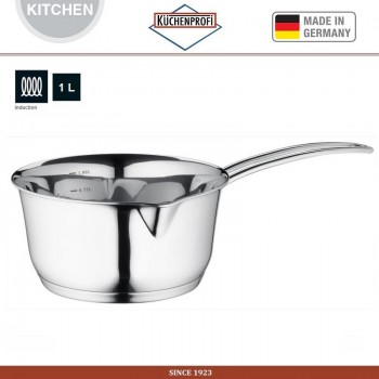 Ковш, 1 л, D 16,7 см, нержавеющая сталь 18/10, Kuchenprofi