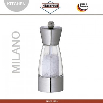 Мельница для соли "Milano", H 16 см, акрил, Kuchenprofi