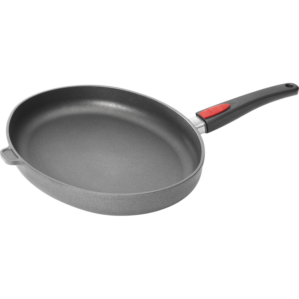 Сковорода для рыбы овальная со съемной ручкой Induction Line, H 5,5 см, 38*28 см, титаново-керамическое покрытие, WOLL