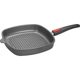 Сковорода квадратная гриль со съемной ручкой Titan Plus, 28*28 см, литой алюминий, титаново-керамическое покрытие, WOLL