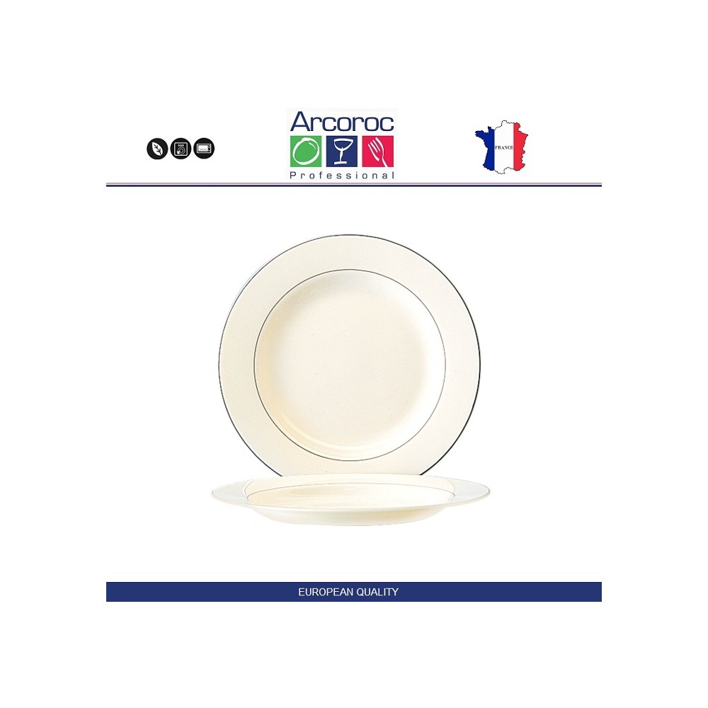 Закусочная тарелка Reception, D 15.5 см, фарфоровое стекло, Arcoroc