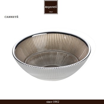 Ваза CANNETE декоративная, карамельный, D 14 см, Argenesi