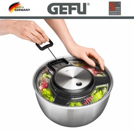 Спиннер-сушилка SpeedWing® для салата 3 в 1 с дополнительной крышкой для хранения, GEFU