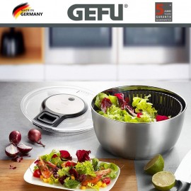 Спиннер-сушилка SpeedWing® для салата 3 в 1 с дополнительной крышкой для хранения, GEFU