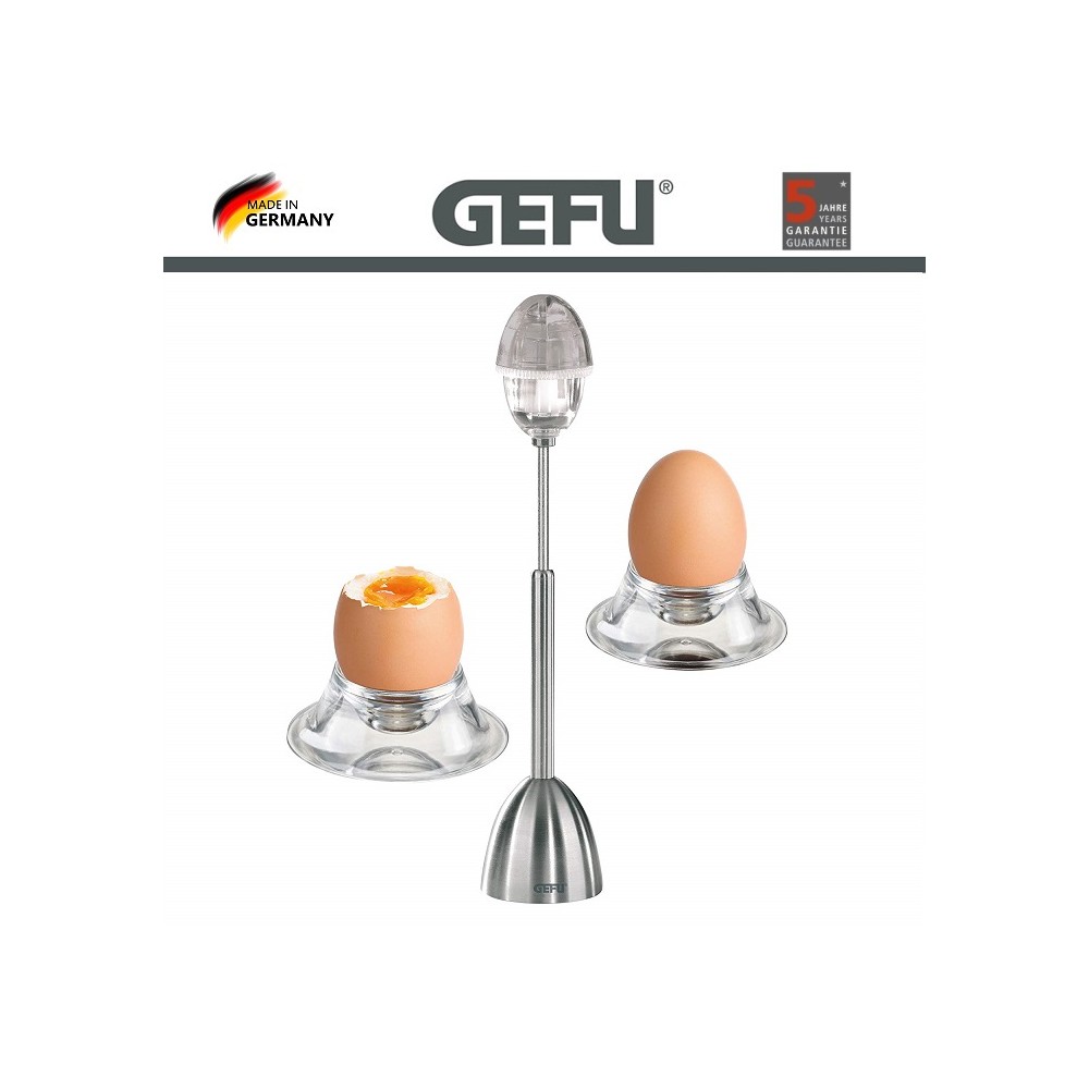 OVO EGG очиститель скорлупы с солонкой и 2 подставки для яиц, GEFU