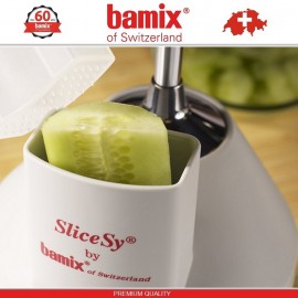 BAMIX SliceSy Black многофункциональный набор насадок, черный
