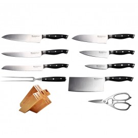 Набор кухонных ножей на подставке, 10 предметов, серия Prestige, Swiss Diamond
