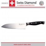 Нож Сантоку, лезвие 18 см, серия Prestige, Swiss Diamond