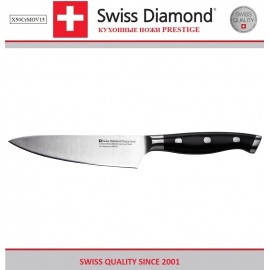 Нож кухонный универсальный, лезвие 13 см, серия Prestige, Swiss Diamond