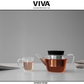 Заварочный чайник Infusion со съемным фильтром, 0.5 литра, прозрачный, VIVA Scandinavia
