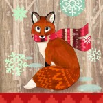Салфетки бумажные fox with scarf 20 шт., Paperproducts Design
