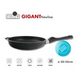 GIGANT Newline Антипригарная сковорода со съемной ручкой, 0.8 литра, D 20 см, индукционное дно, BAF, Германия