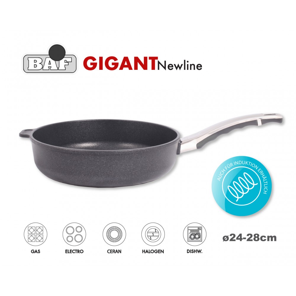 GIGANT Newline Антипригарная глубокая сковорода, D 26 см, BAF, Германия