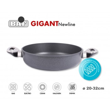 GIGANT Newline Антипригарный сотейник с двумя ручками, 1.4 литра, D 20 см, BAF, Германия