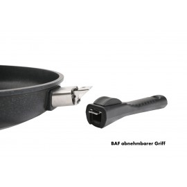 GIGANT Newline Антипригарная сковорода-гриль со съемной ручкой, 26 х 26 см, индукционное дно, BAF, Германия