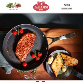 Антипригарная гриль-сковорода Alba, 28 х 28 см, индукционное дно, Ballarini
