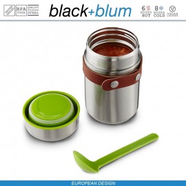 Food Flask Термос для горячего, 400 мл, сталь, салатовый, Black+Blum