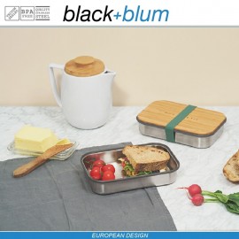 Box Appetit сэндвич-бокс, стальной-оливковый, Black+Blum