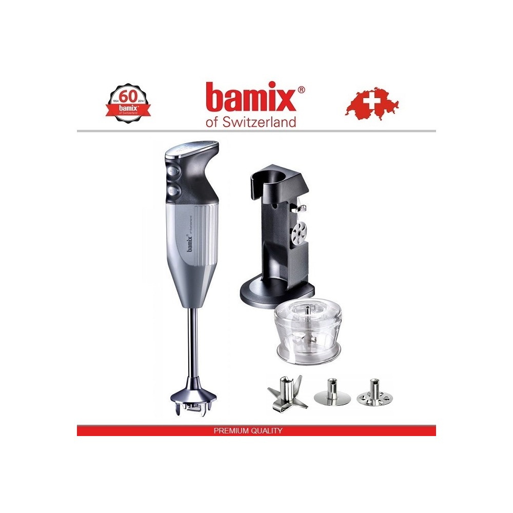 BAMIX M180 Deluxe Silver блендер, серебристый