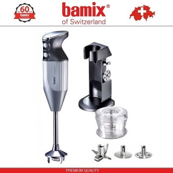 BAMIX M180 Deluxe Silver блендер, серебристый