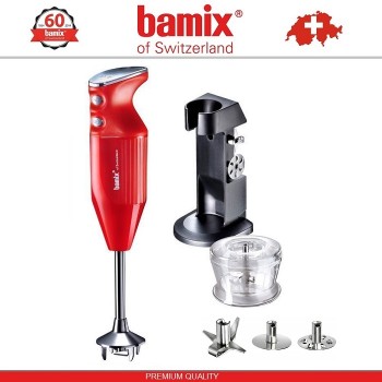 BAMIX M180 Deluxe Red блендер, красный, Швейцария