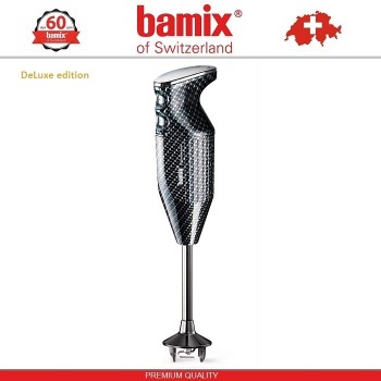 BAMIX M200 Carbon LuxuryLine блендер, карбоновый корпус, Швейцария