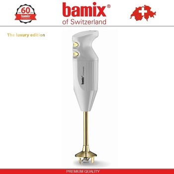 BAMIX M200 Gold Princess LuxuryLine блендер, 24K золотое покрытие, Швейцария