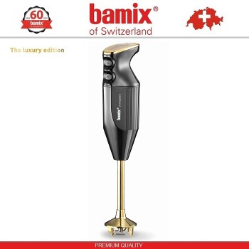 BAMIX M200 Gold Starlet LuxuryLine блендер, 24K золотое покрытие, Швейцария