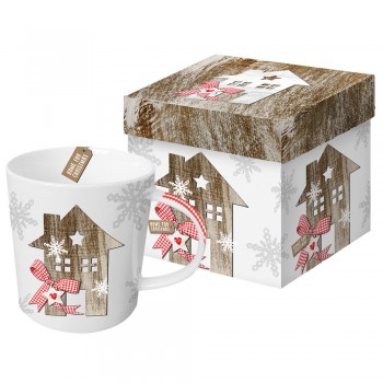 Кружка в подарочной упаковке country xmas home, Paperproducts Design