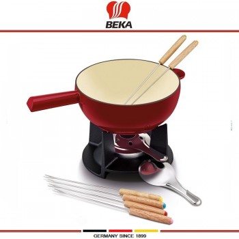 Набор BELLEDONE для сырного и шоколадного фондю на 6 персон, чугун эмалированный, Beka
