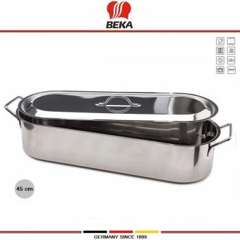 Пароварка OVENWARE для рыбы, 45 см, сталь нержавеющая 18/10, Beka
