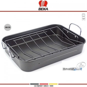 Антипригарная форма OVENWARE для запекания со съемной решеткой, 38 х 29 см, Beka