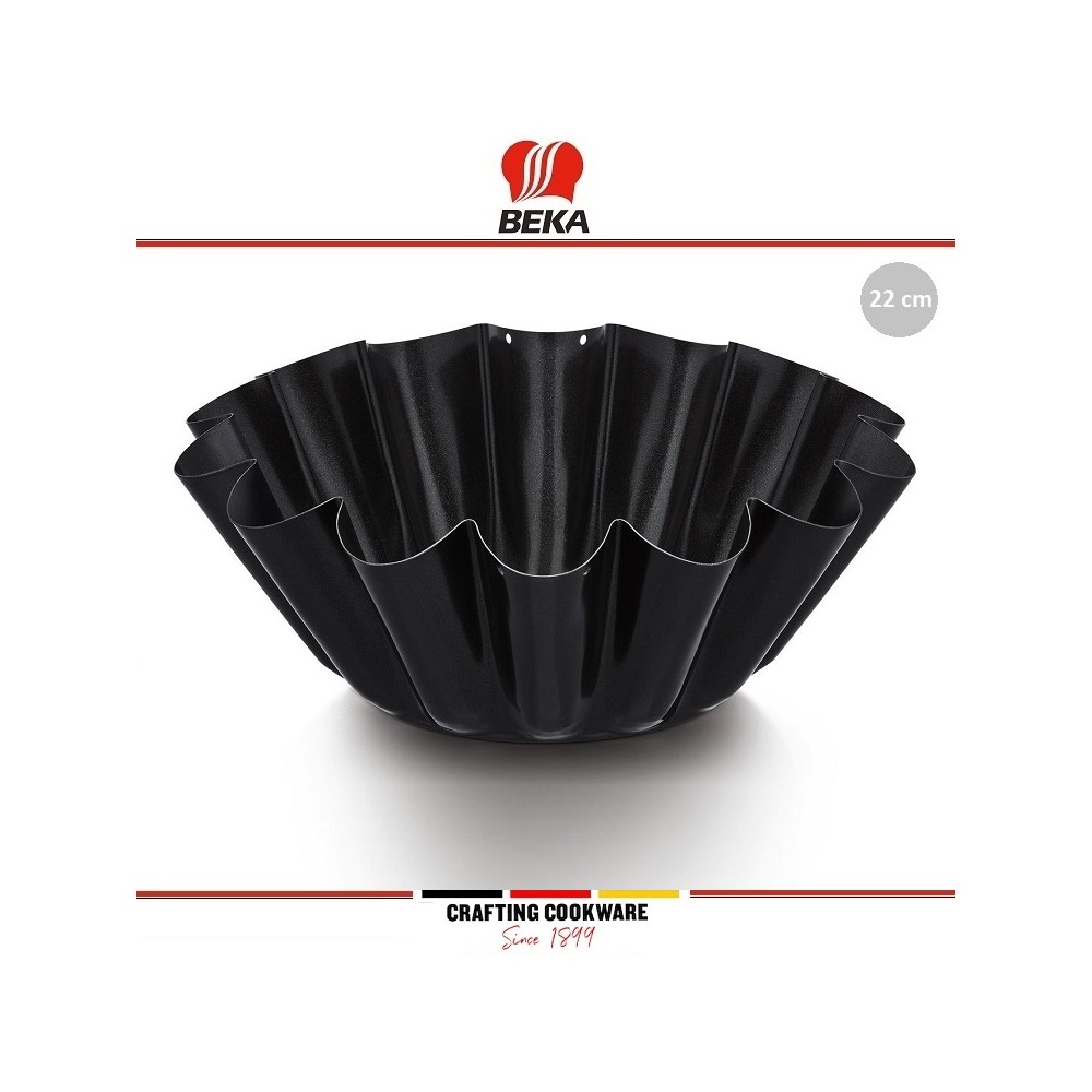 Антипригарная форма для бриошей, пудинга BAKE, D 22 см, H 8.5 см, углеродистая сталь, Beka