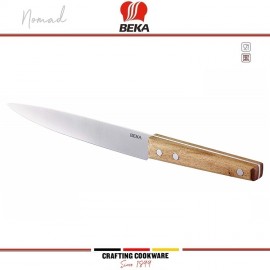 NOMAD Нож для нарезки, лезвие 20 см, нержавеющая сталь, акация, Beka