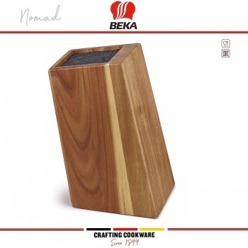 NOMAD Блок для ножей универсальный (без ножей), акация, Beka