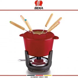 Набор AROME для фондю на 6 персон, чугун эмалированный, Beka