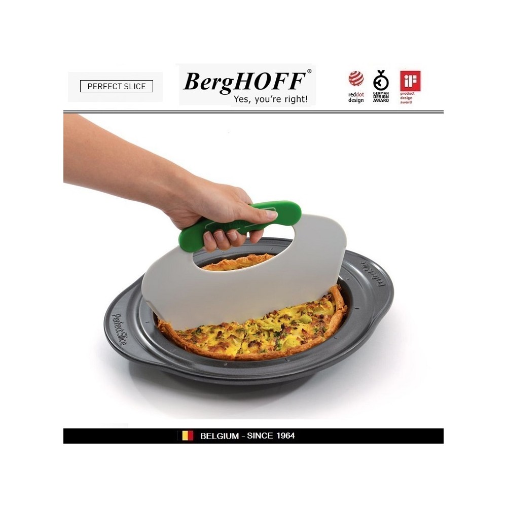 Антипригарное блюдо Perfect Slice для выпечки с ножом для нарезки в форме, D 27 см, BergHOFF