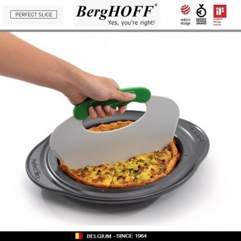 Антипригарное блюдо Perfect Slice для выпечки с ножом для нарезки в форме, D 30 см, BergHOFF