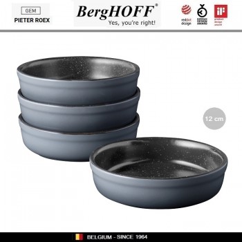 GEM Набор порционных форм, 4 шт по 12 см, керамика жаропрочная, эмаль, BergHOFF