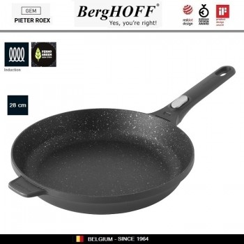 GEM Антипригарная сковорода со съемной ручкой, D 28 см, BergHOFF