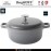 GEM Чугунная кастрюля для плиты и духовки, 6.8 л, D 28 см, BergHOFF