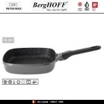 GEM Grey Антипригарная сковорода-гриль со съемной ручкой, 24 см, BergHOFF