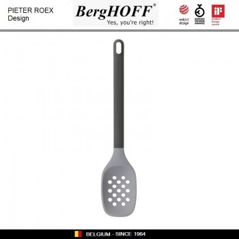 LEO Антипригарная ложка-шумовка, серый, BergHOFF