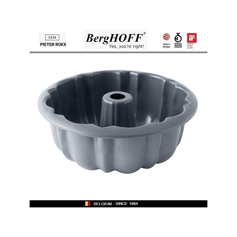 GEM Антипригарная форма для кекса, 23 см, углеродистая сталь, BergHOFF