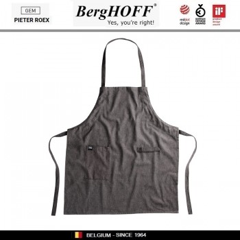 GEM Кухонный фартук с карманом и петлей для щипцов, хлопок, BergHOFF