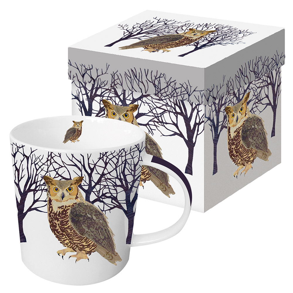 Кружка в подарочной коробке winter owl, Paperproducts Design