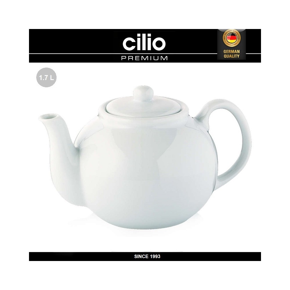 Заварочный чайник фарфоровый, 1.75 л, Cilio